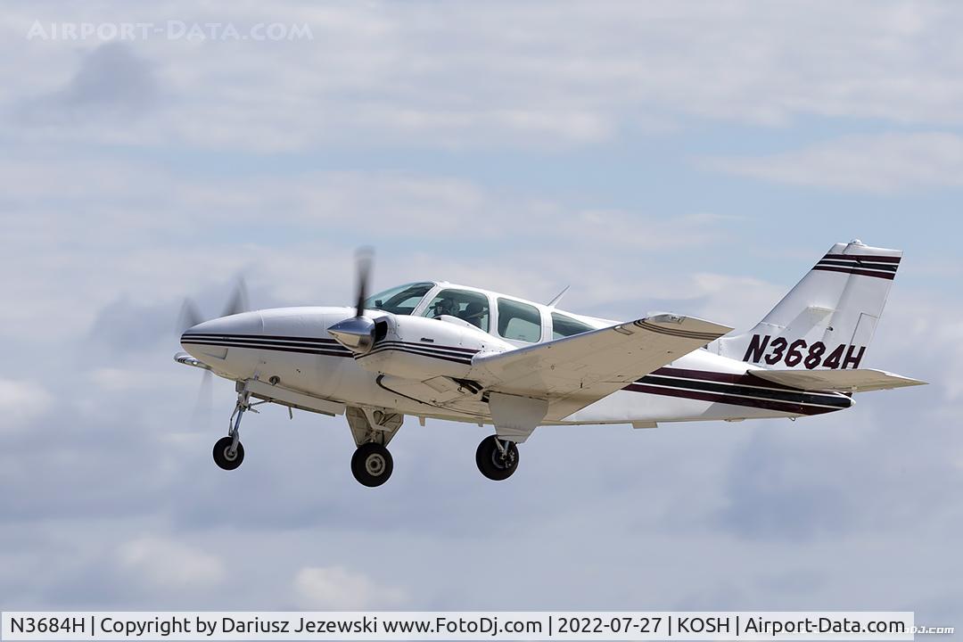 N3684H, 1981 Beech E-55 Baron C/N TE-1180, Beech E55 Baron  C/N TE-1180, N3684H