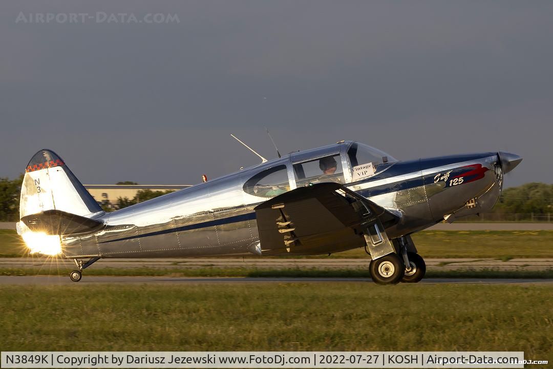N3849K, 1948 Temco GC-1B Swift C/N 3549, Temco GC-1B Swift  C/N 3549, N3849K