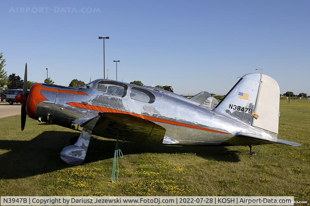 N3947B, 1940 Harlow PJC-2 C/N 6, Harlow PJC-2  C/N 6, N3947B