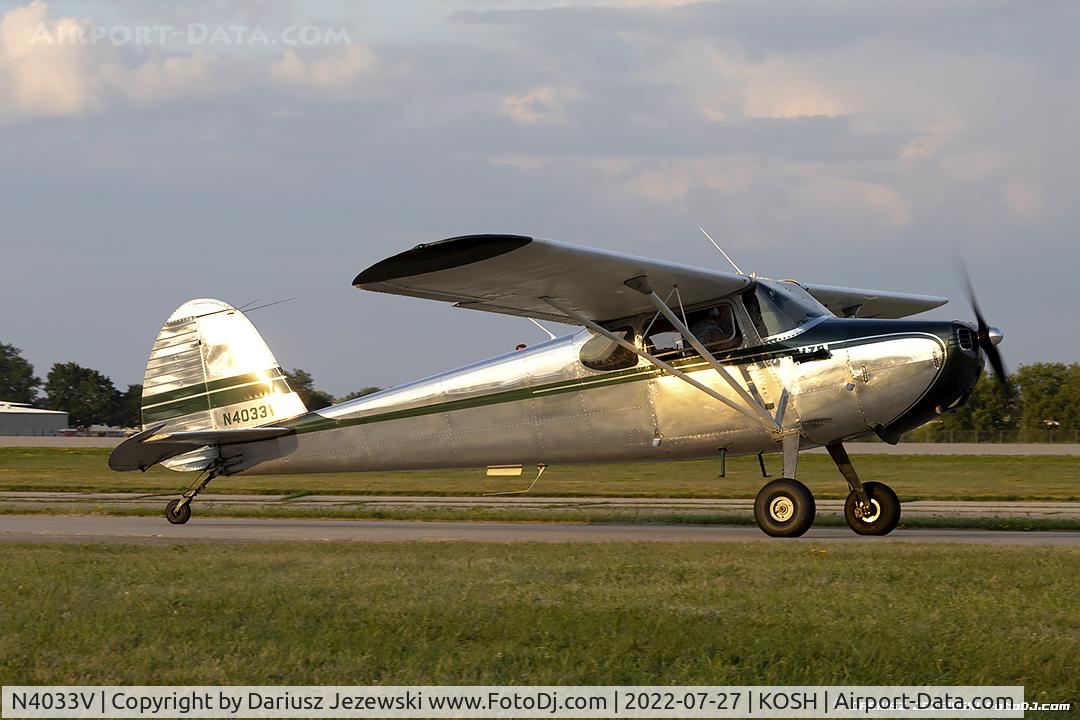 N4033V, 1948 Cessna 170 C/N 18380, Cessna 170  C/N 18380, N4033V