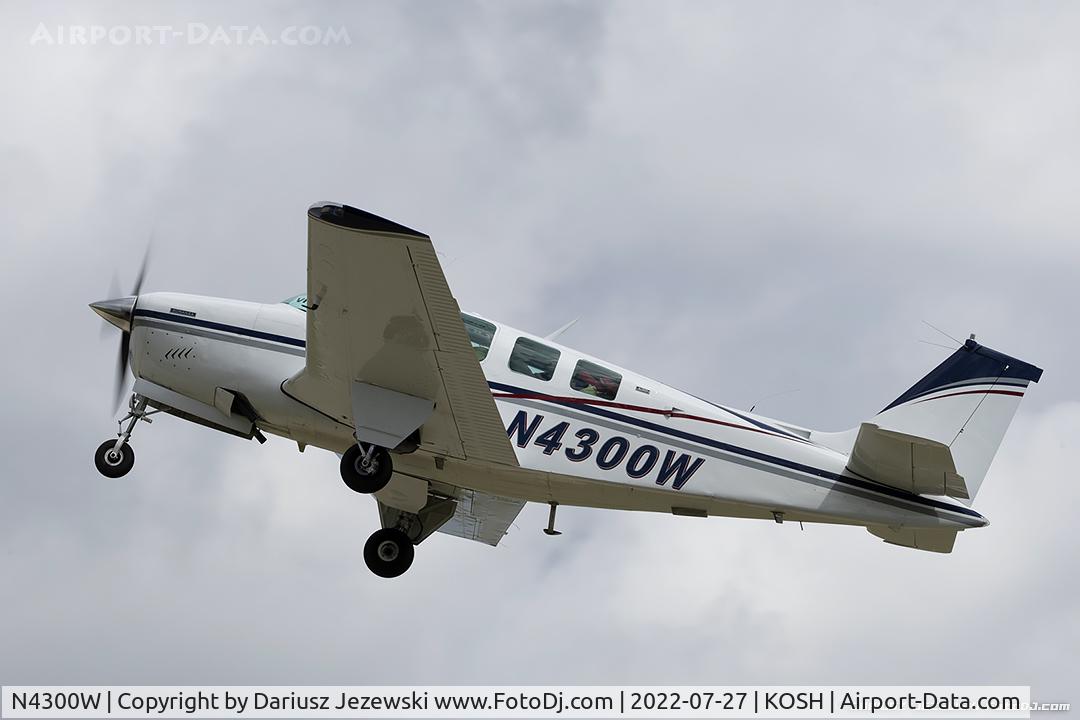 N4300W, 1973 Beech A36 Bonanza 36 C/N E-487, Beech A36 Bonanza  C/N E-487, N4300W