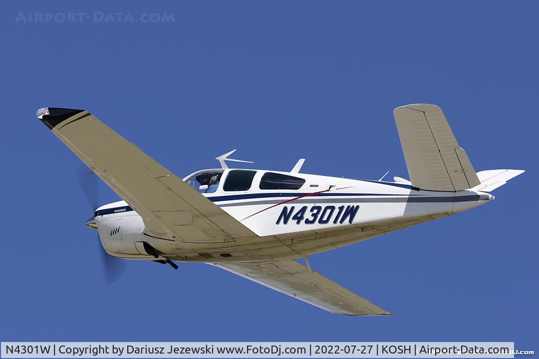 N4301W, 1974 Beech V35B Bonanza C/N D-9578, Beech V35B Bonanza  C/N D-9578, N4301W