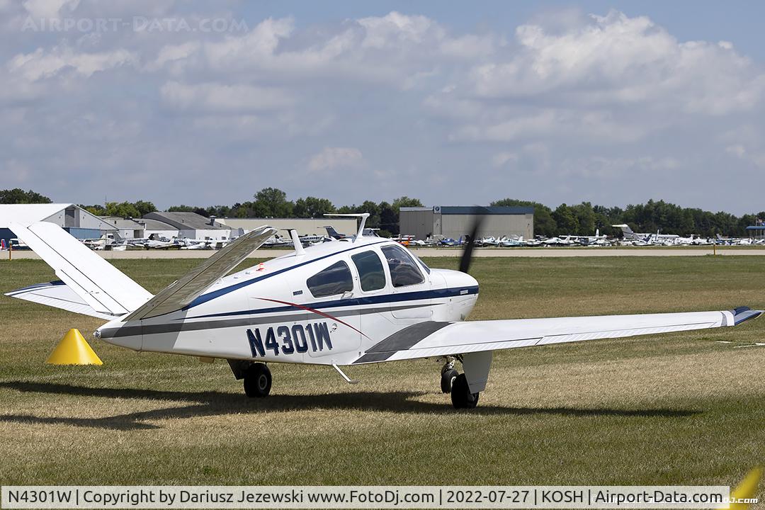 N4301W, 1974 Beech V35B Bonanza C/N D-9578, Beech V35B Bonanza  C/N D-9578, N4301W