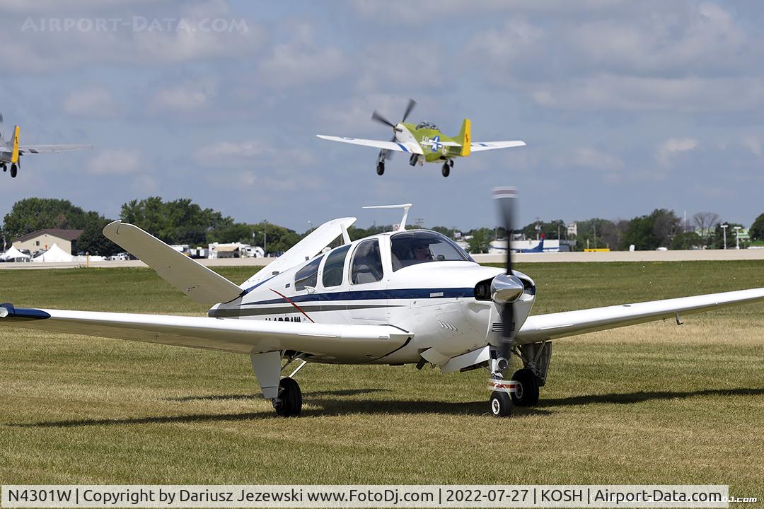 N4301W, 1974 Beech V35B Bonanza C/N D-9578, Beech V35B Bonanza  C/N D-9578, N4301W