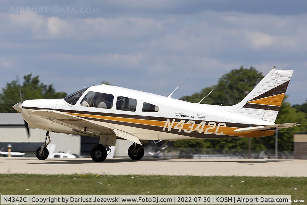 N4342C, 1984 Piper PA-28-161 Warrior II C/N 28-8416051, Piper PA-28-161 Warrior II  C/N 28-8416051, N4342C