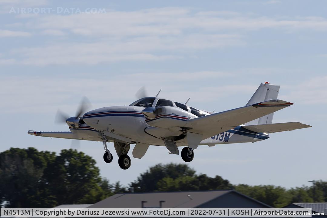 N4513M, 1978 Beech E-55 Baron C/N TE-1127, Beech E55 Baron  C/N TE-1127, N4513M