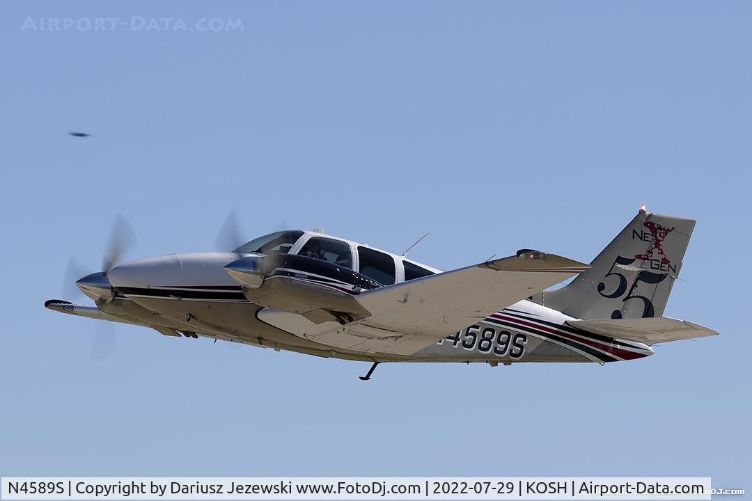 N4589S, 1975 Beech 95-B55 (T42A) Baron C/N TC-1902, Beech 95-B55 Baron  C/N TC-1902, N4589S