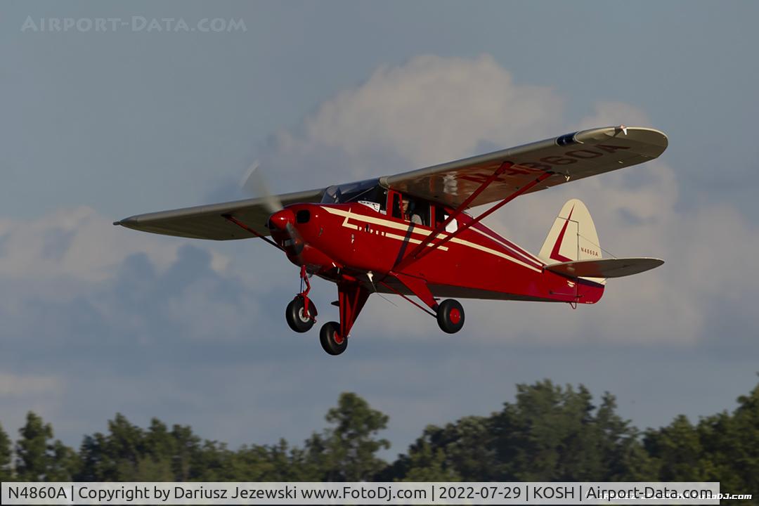 N4860A, 1956 Piper PA-22-150 C/N 22-4019, Piper PA-22-150 Tri-Pacer  C/N 22-4019, N4860A