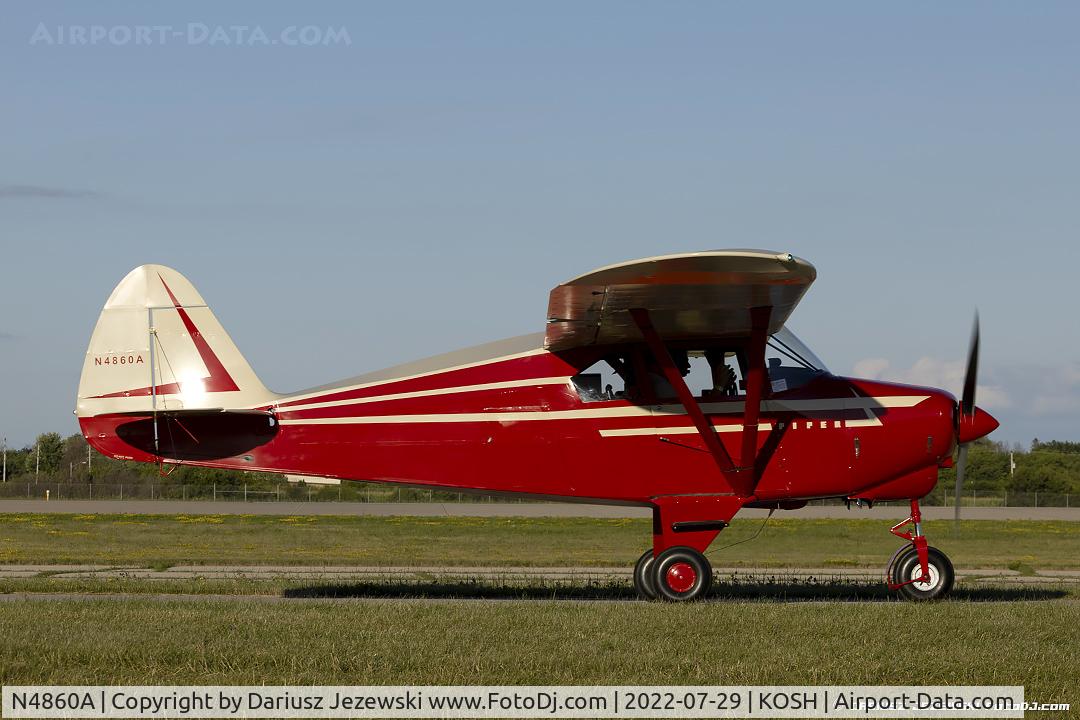 N4860A, 1956 Piper PA-22-150 C/N 22-4019, Piper PA-22-150 Tri-Pacer  C/N 22-4019, N4860A