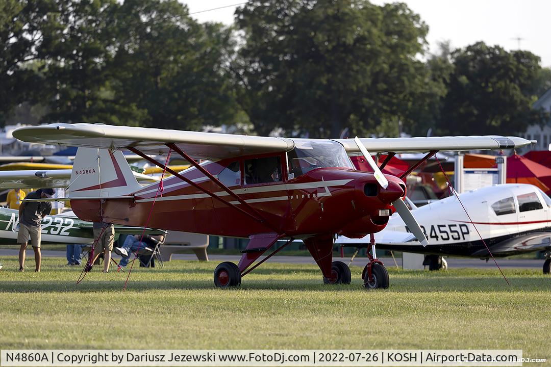 N4860A, 1956 Piper PA-22-150 C/N 22-4019, Piper PA-22-150 Tri-Pacer  C/N 22-4019, N4860A