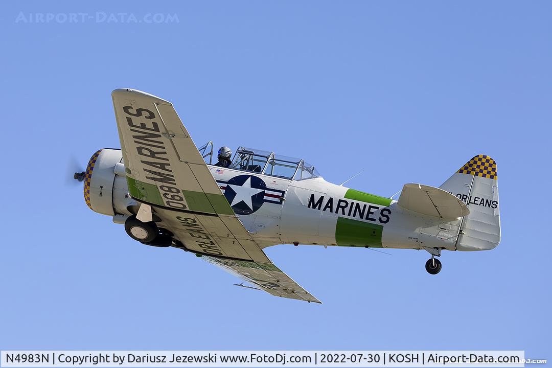 N4983N, 1957 North American AT-6D Texan C/N 121-42175 (44-81453), North American AT-6D Texan 