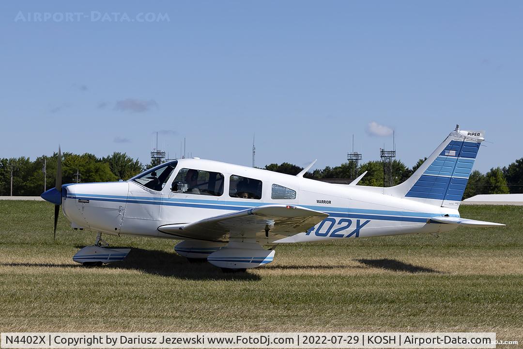 N4402X, 1975 Piper PA-28-151 C/N 28-7615008, Piper PA-28-151 Cherokee Warrior  C/N 28-7615008, N4402X