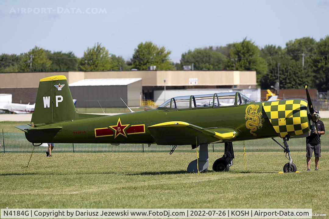 N4184G, Nanchang CJ-6A C/N 1332008, Nanchang CJ-6A  C/N 1332008, N4184G