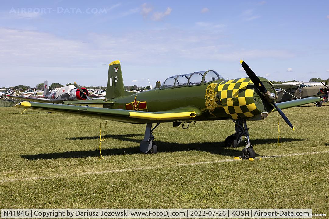 N4184G, Nanchang CJ-6A C/N 1332008, Nanchang CJ-6A  C/N 1332008, N4184G