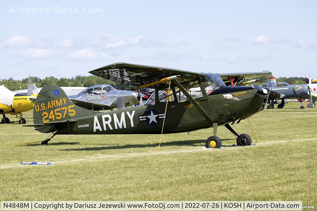 N4848M, Cessna L-19 C/N 24575, Cessna L-19 Bird Dog  C/N 24575, N4848M