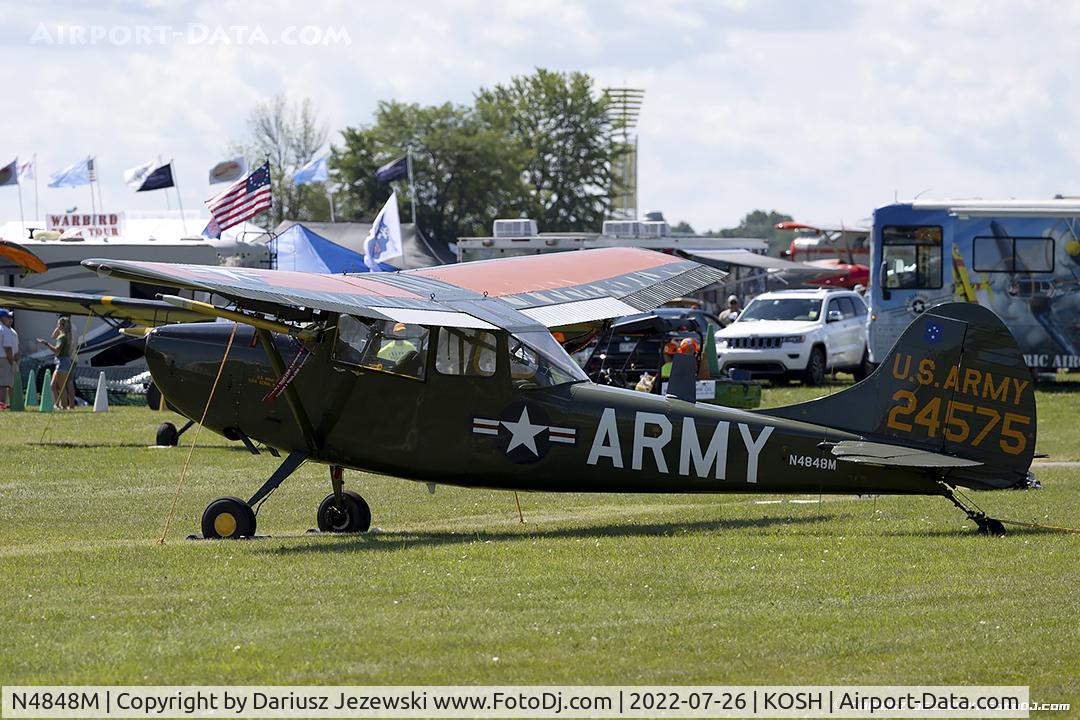 N4848M, Cessna L-19 C/N 24575, Cessna L-19 Bird Dog  C/N 24575, N4848M