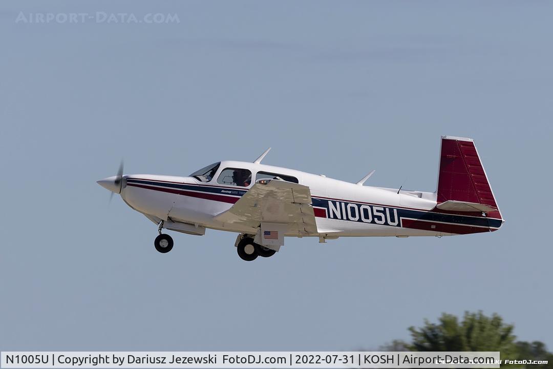 N1005U, Mooney M20K C/N 25-1210, Mooney M20K  C/N 25-1210, N1005U