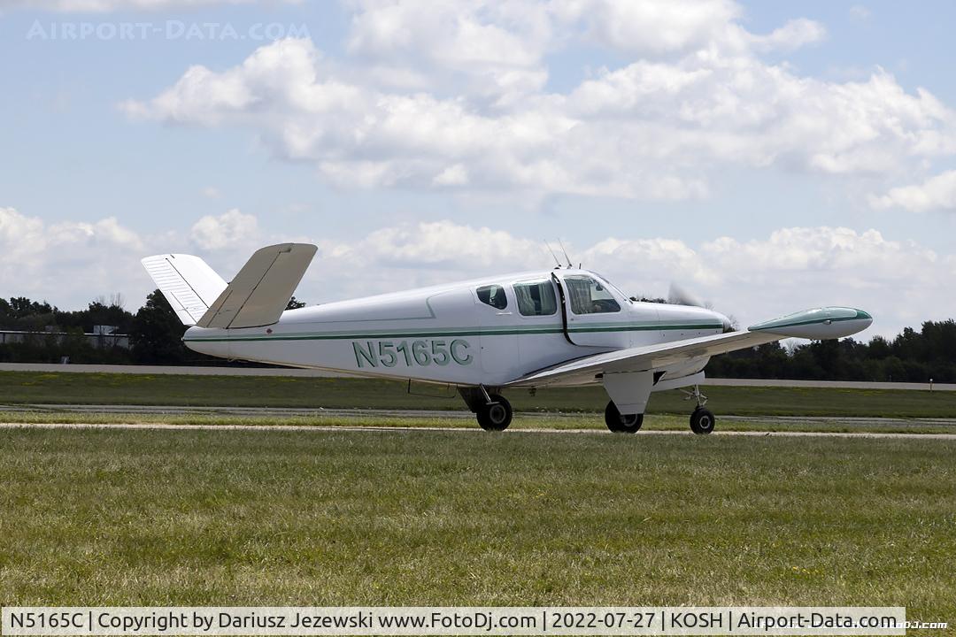 N5165C, 1950 Beech B35 C/N D-2450, Beech B35 Bonanza  C/N D-2450, N5165C