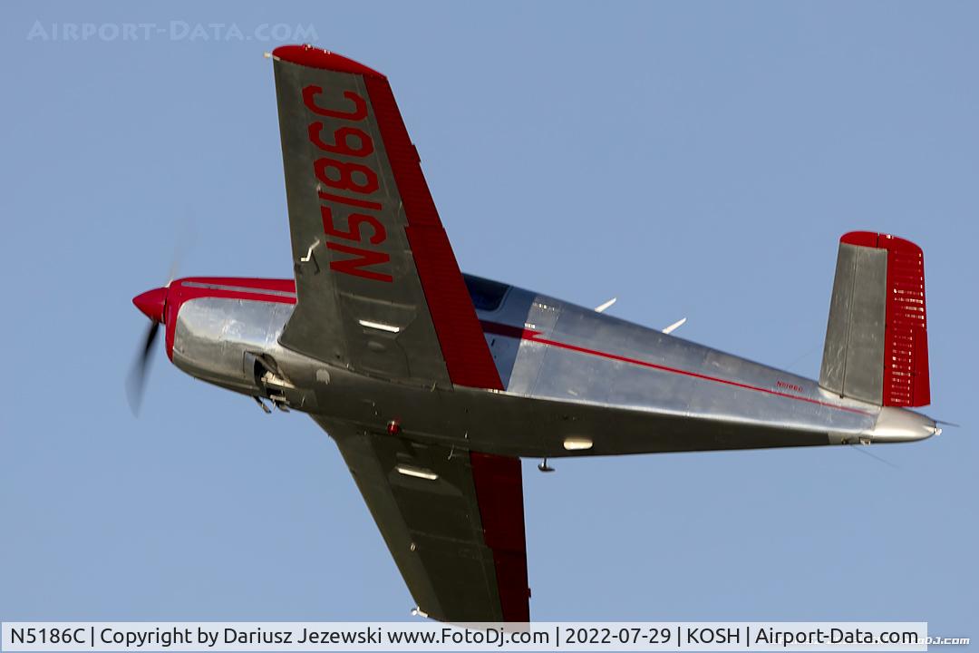 N5186C, 1950 Beech B35 Bonanza C/N D-2468, Beech B35 Bonanza  C/N D-2468, N5186C