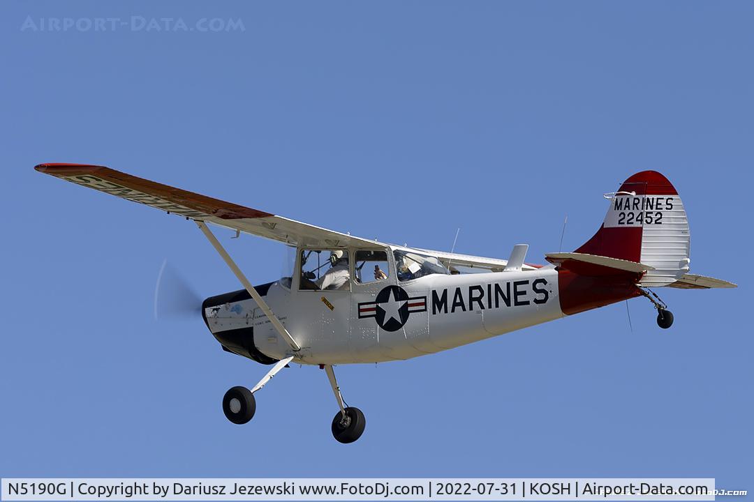 N5190G, 1951 Cessna 305A C/N 22452, Cessna 305A L-19A Bird Dog  C/N 22452, N5190G
