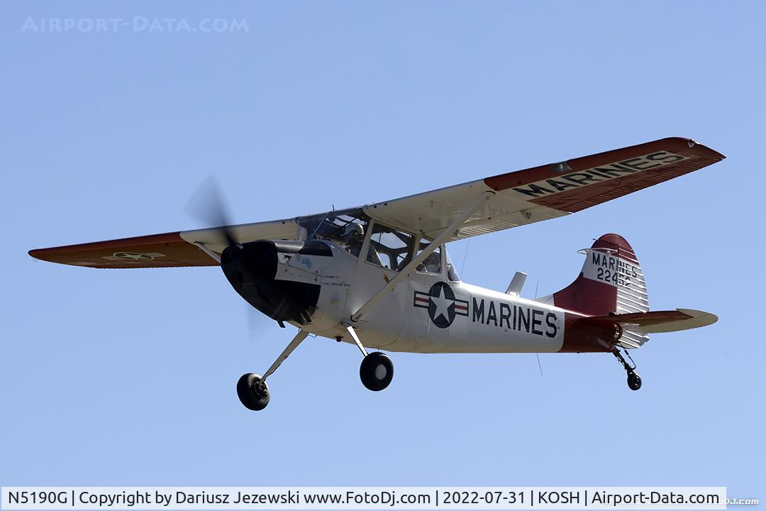 N5190G, 1951 Cessna 305A C/N 22452, Cessna 305A L-19A Bird Dog  C/N 22452, N5190G