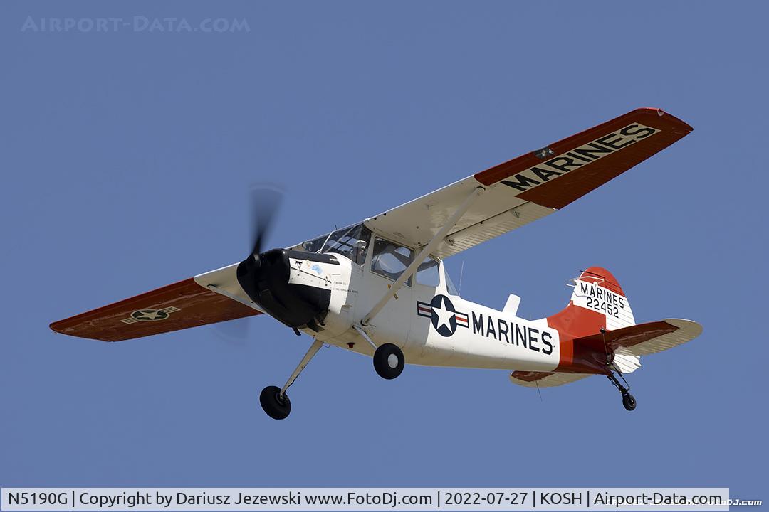 N5190G, 1951 Cessna 305A C/N 22452, Cessna 305A L-19A Bird Dog  C/N 22452, N5190G