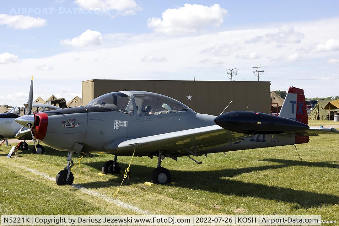 N5221K, 1950 Ryan Navion B C/N NAV-4-2121B, Ryan Navion B 