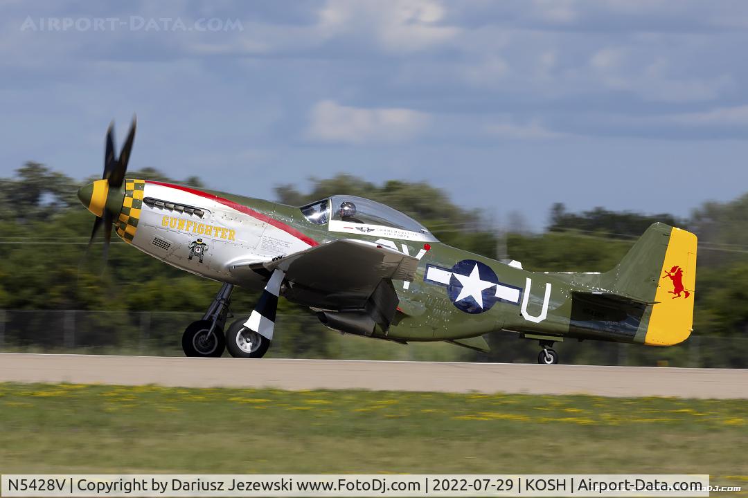 N5428V, 1944 North American P-51D Mustang C/N 122-39723, North American P-51D Mustang 