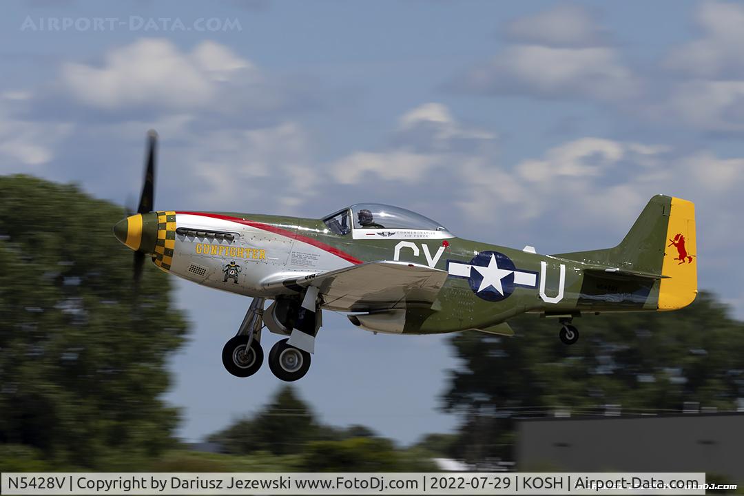 N5428V, 1944 North American P-51D Mustang C/N 122-39723, North American P-51D Mustang 