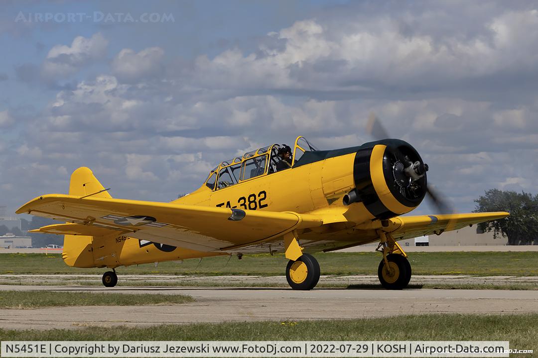 N5451E, 1949 North American T-6G Texan C/N 168-496, North American T-6G Texan  C/N 168-496, N5451E