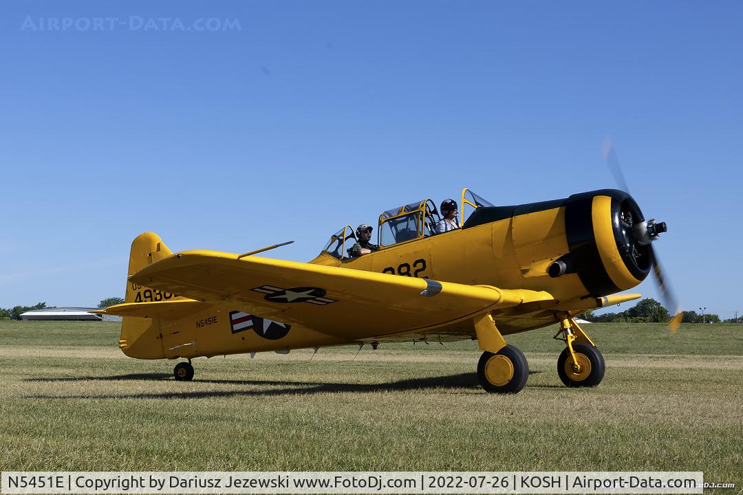 N5451E, 1949 North American T-6G Texan C/N 168-496, North American T-6G Texan  C/N 168-496, N5451E