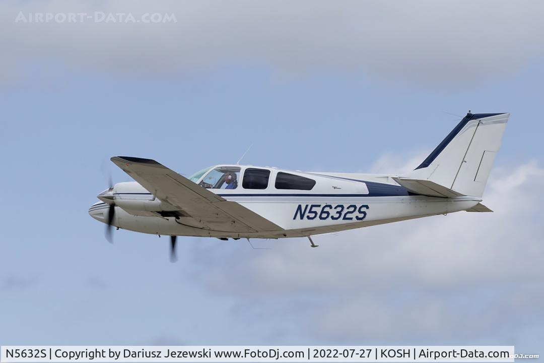 N5632S, 1966 Beech C55 Baron (95-C55) C/N TE-161, Beech 95-C55 Baron  C/N TE-161, N5632S