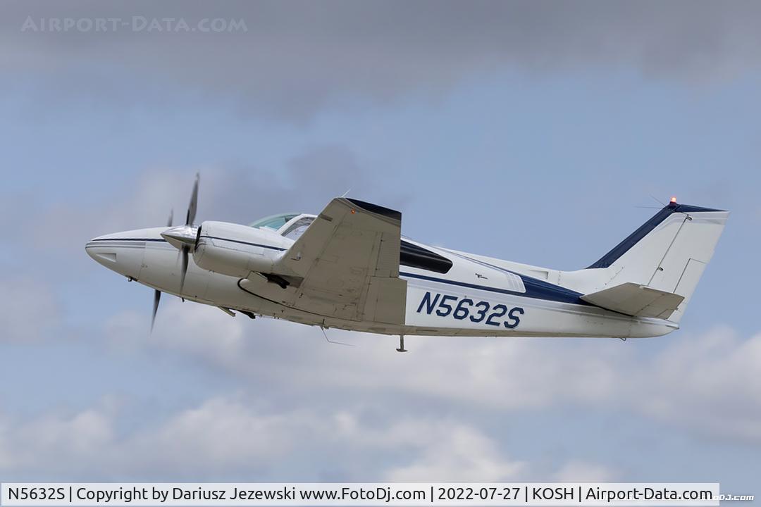 N5632S, 1966 Beech C55 Baron (95-C55) C/N TE-161, Beech 95-C55 Baron  C/N TE-161, N5632S