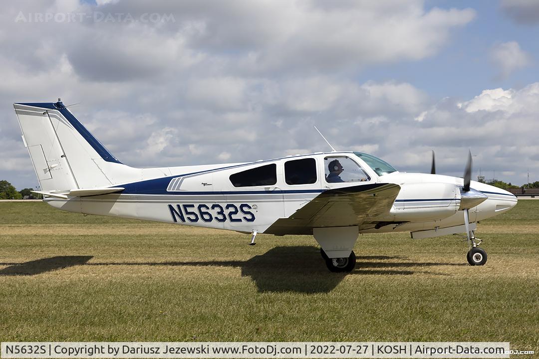 N5632S, 1966 Beech C55 Baron (95-C55) C/N TE-161, Beech 95-C55 Baron  C/N TE-161, N5632S