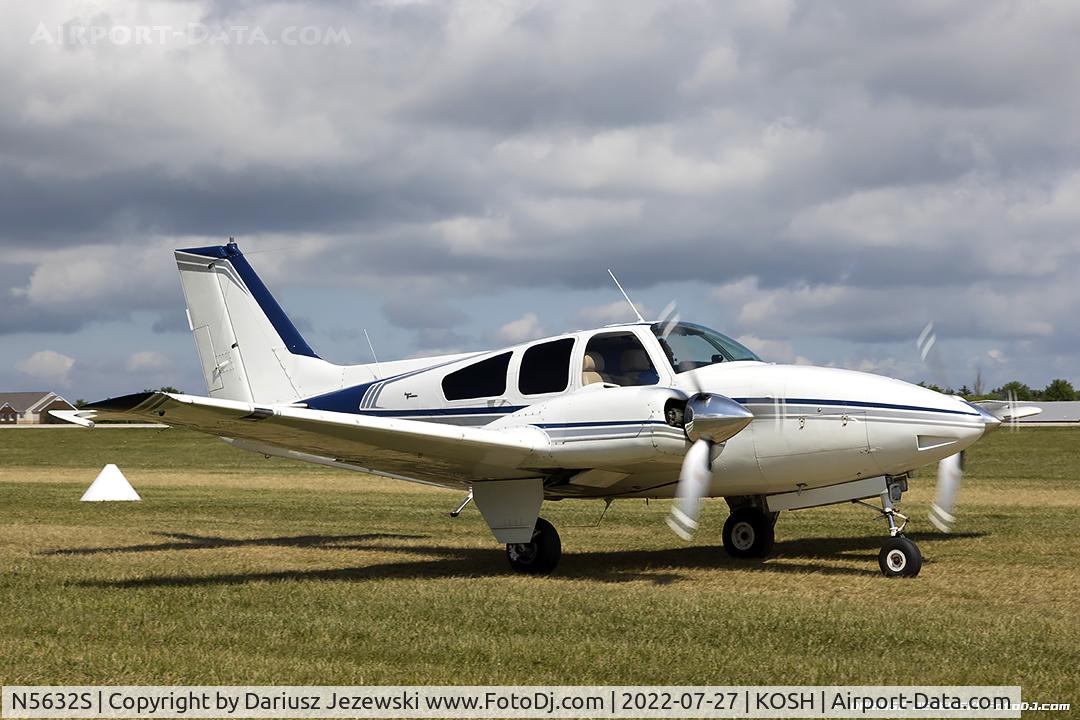 N5632S, 1966 Beech C55 Baron (95-C55) C/N TE-161, Beech 95-C55 Baron  C/N TE-161, N5632S