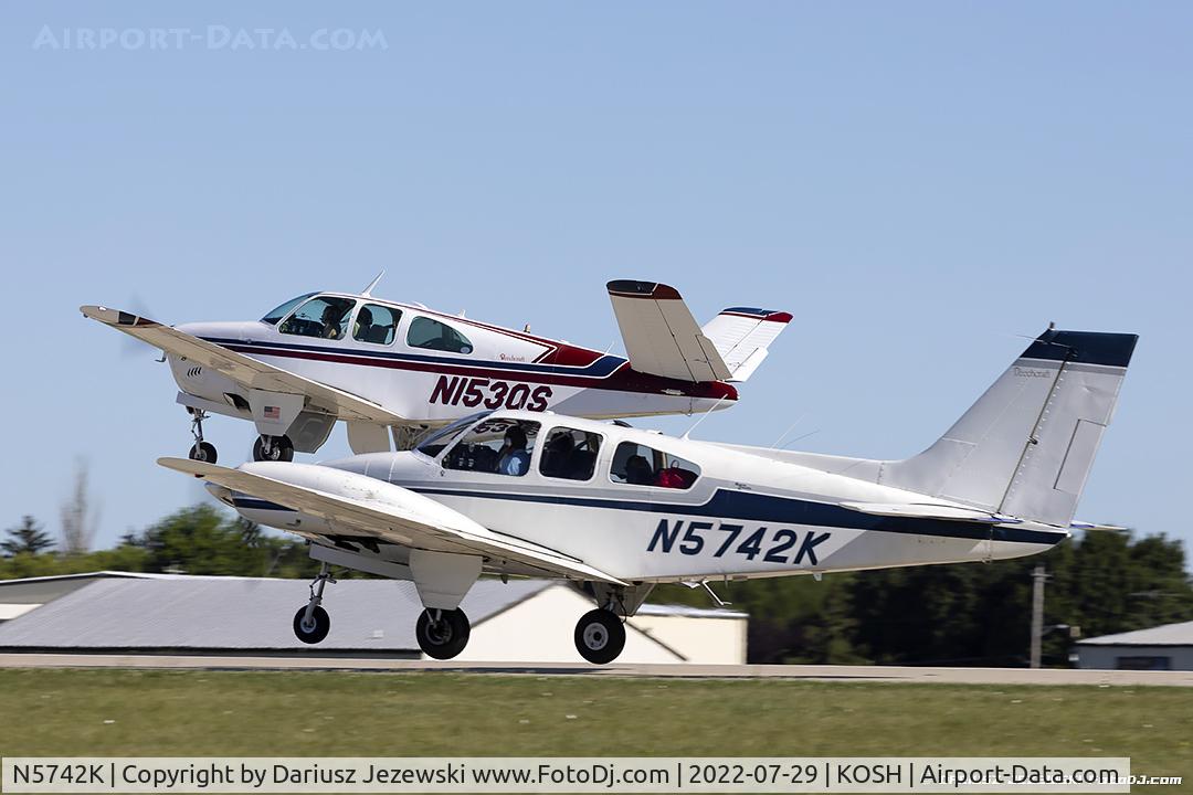 N5742K, 1964 Beech 95-B55 Baron C/N TC-729, Beech 95-B55 Baron  C/N TC-729, N5742K