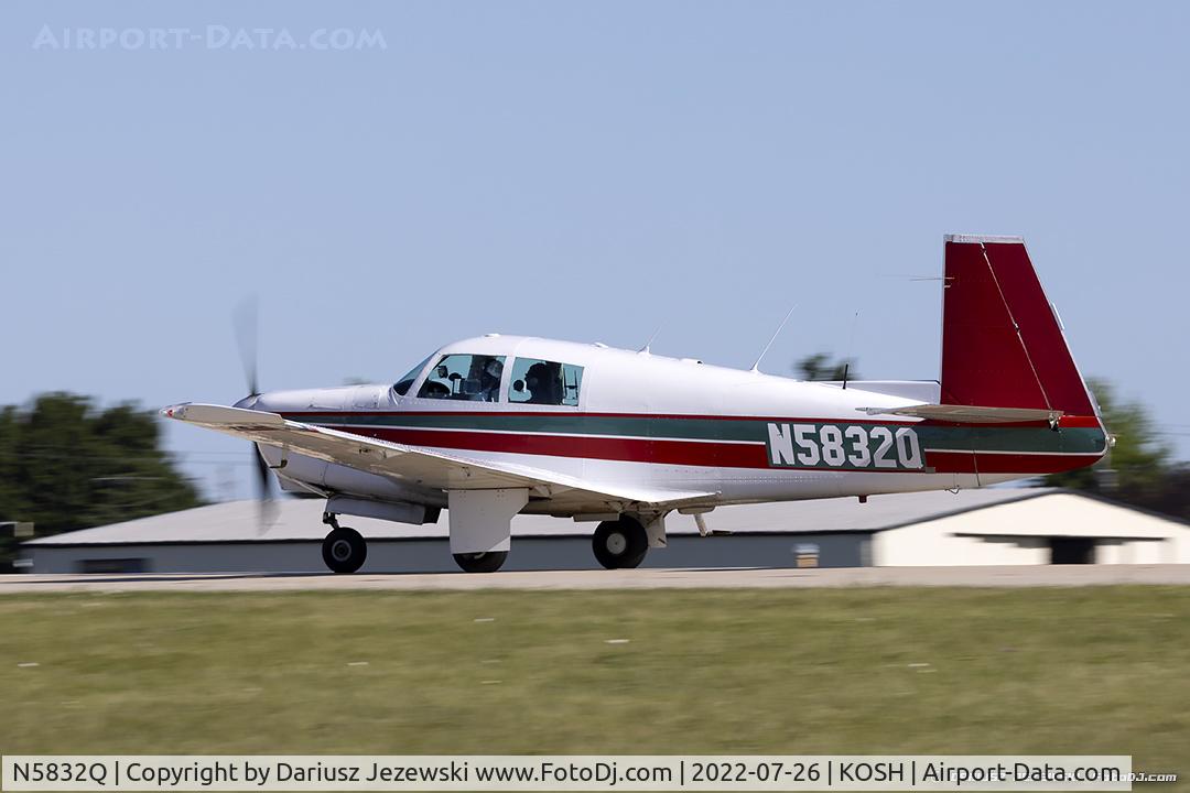 N5832Q, 1965 Mooney M20C Ranger C/N 3125, Mooney M20C Ranger  C/N 3125, N5832Q
