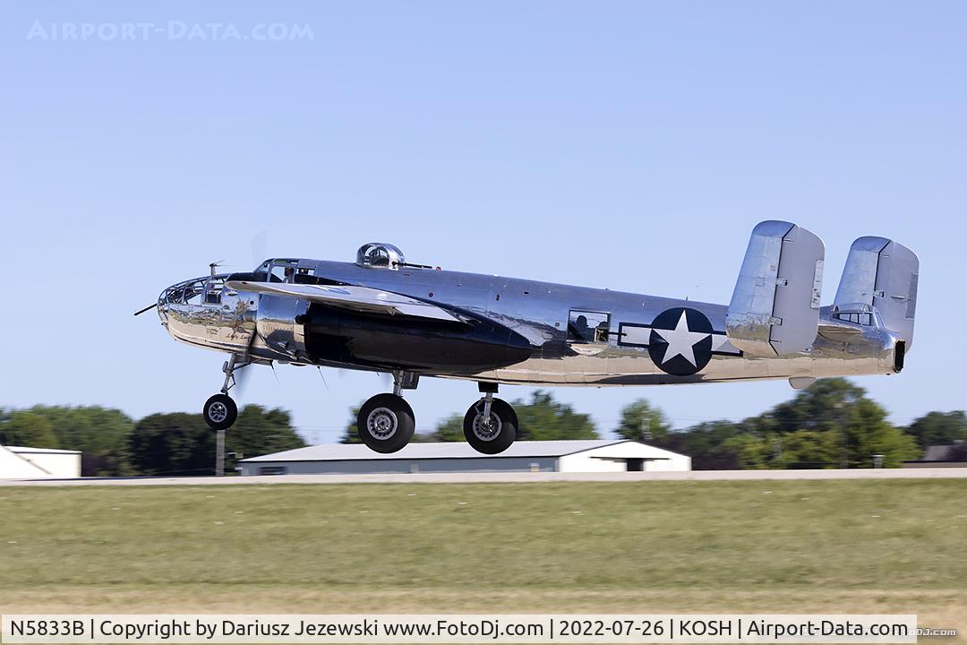 N5833B, 1945 North American B-25J Mitchell Mitchell C/N 108-47735, North American B-25J Mitchell 