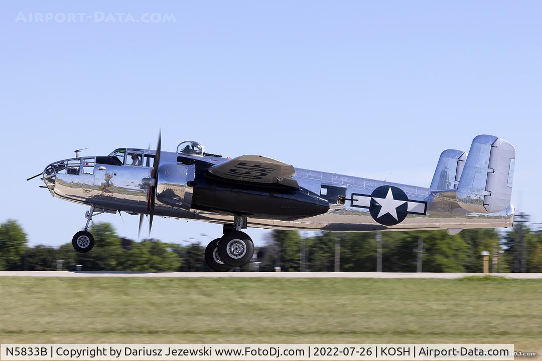 N5833B, 1945 North American B-25J Mitchell Mitchell C/N 108-47735, North American B-25J Mitchell 