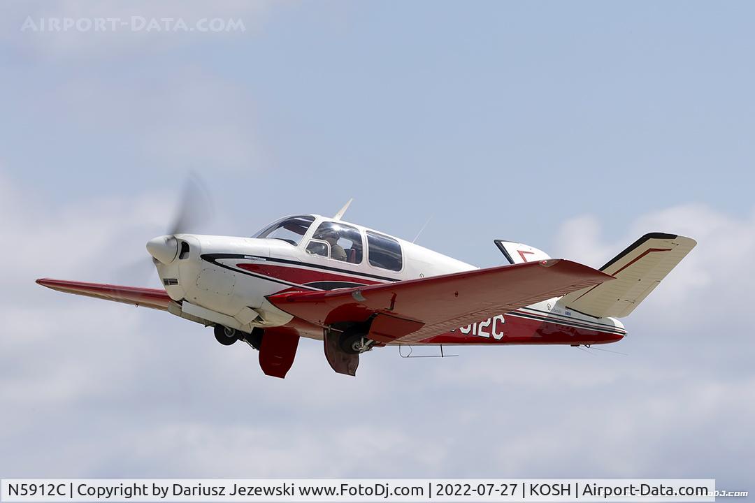 N5912C, 1953 Beech D35 C/N D-3414, Beech D35 Bonanza  C/N D-3414, N5912C