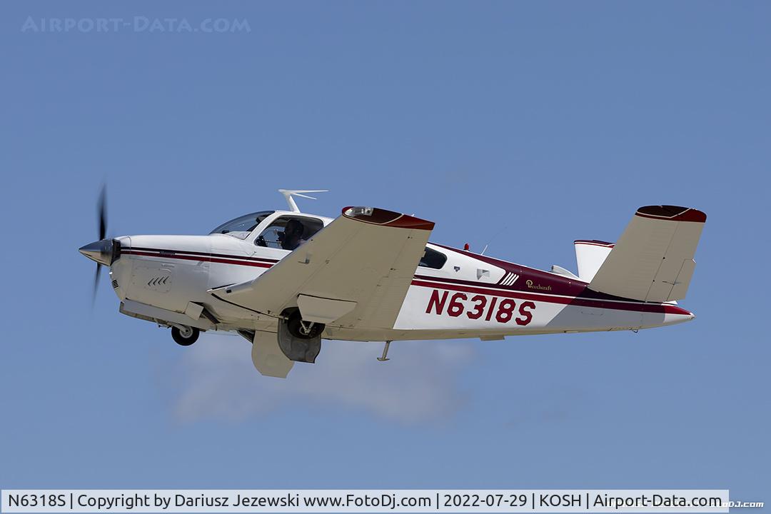 N6318S, 1975 Beech V35B Bonanza C/N D-9829, Beech F35 Bonanza  C/N D-9829, N6318S