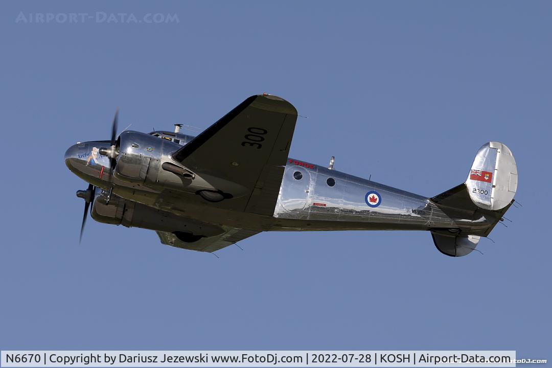 N6670, 1952 Beech 3N Expeditor C/N CA-98, Beech 3N Twin Beech  C/N CA-98, N6670