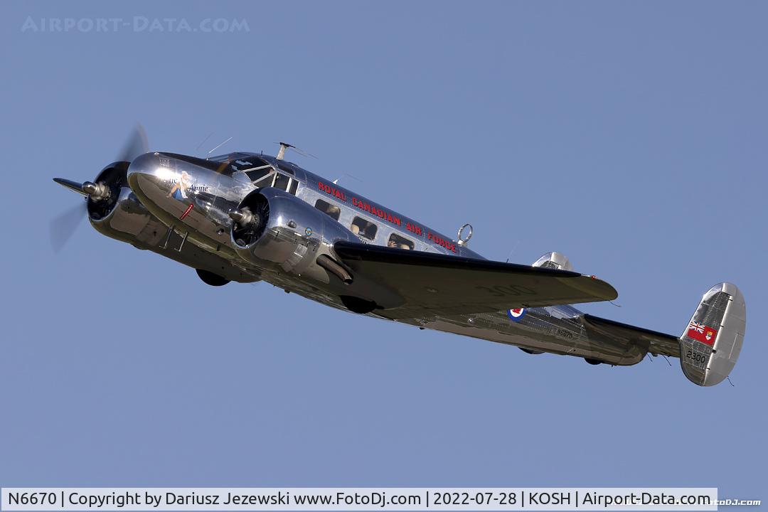 N6670, 1952 Beech 3N Expeditor C/N CA-98, Beech 3N Twin Beech  C/N CA-98, N6670