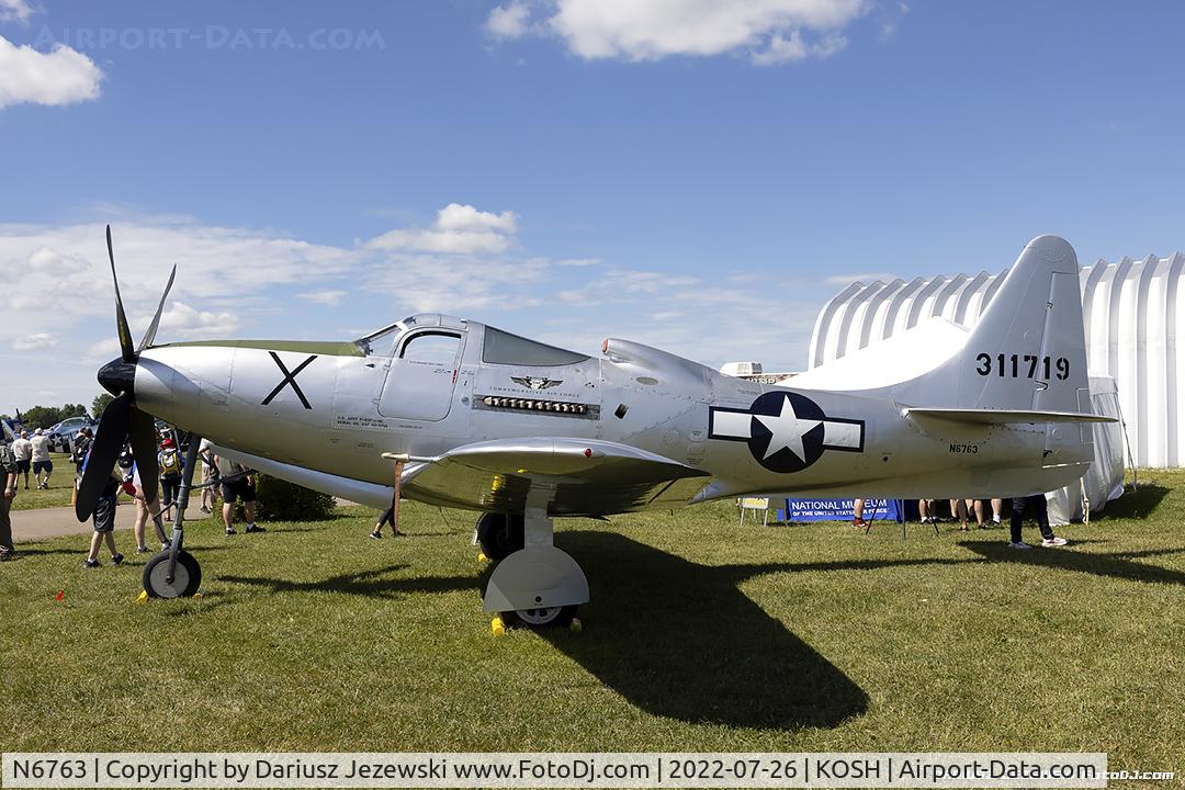N6763, 1946 Bell P-63F Kingcobra C/N 296E1-1R, Bell P-63F Kingcobra  C/N 296E1-1R, N6763