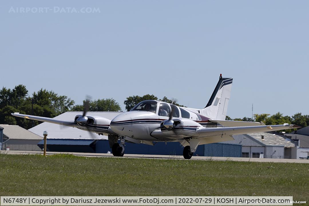 N6748Y, 1980 Beech 95-B55 (T42A) Baron C/N TC-2317, Beech 95-B55 Baron  C/N TC-2317, N6748Y