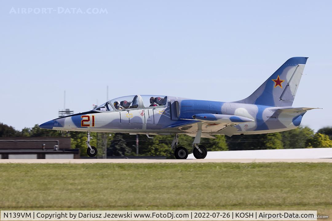 N139VM, 1980 Aero L-39C Albatros Albatros C/N 31634, Aero Vodochody L-39C Albatros  C/N 31634, NX139VM