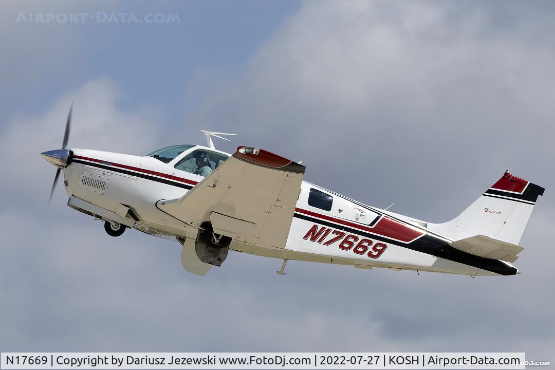N17669, 1977 Beech A36 Bonanza 36 C/N E-1002, Beech A36 Bonanza 36  C/N E-1002, N17669