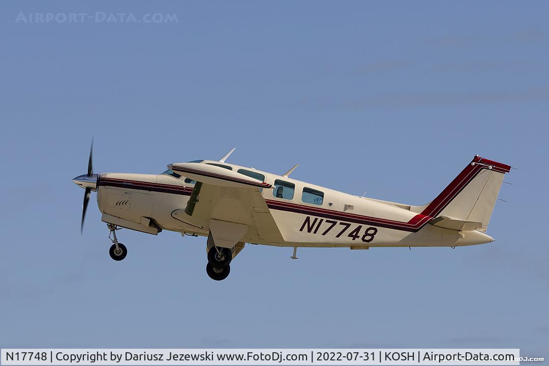 N17748, 1977 Beech A36 Bonanza 36 C/N E-1017, Beech A36 Bonanza 36  C/N E-1017, N17748