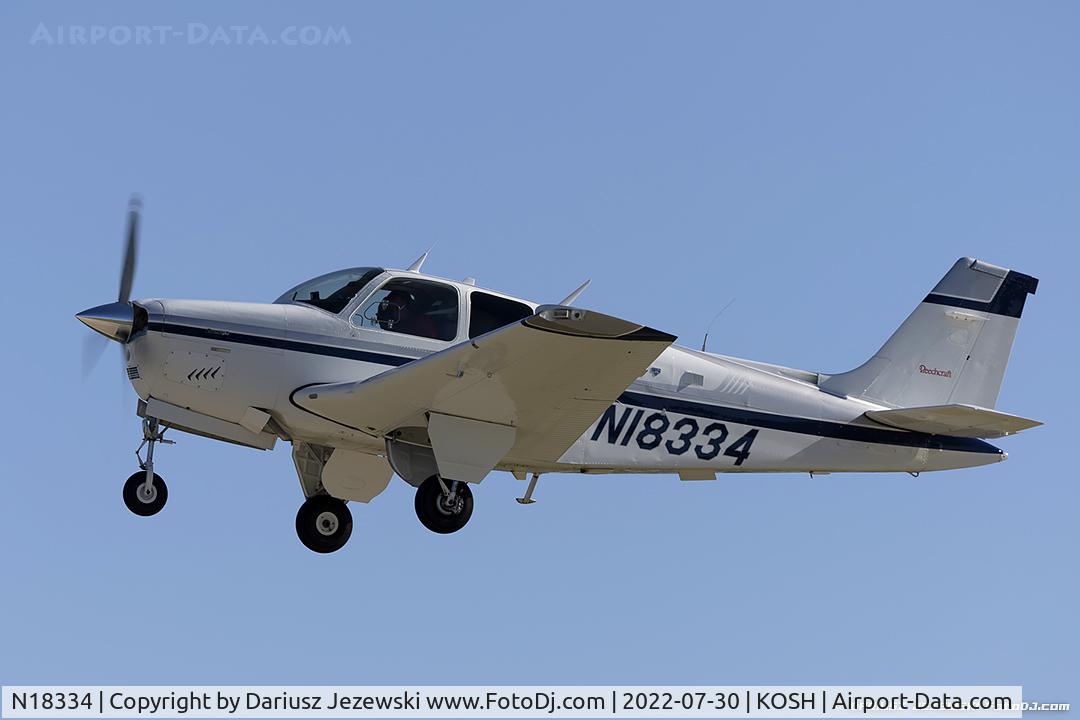 N18334, 1977 Beech F33A Bonanza C/N CE-728, Beech F33A Bonanza  C/N CE-728, N18334