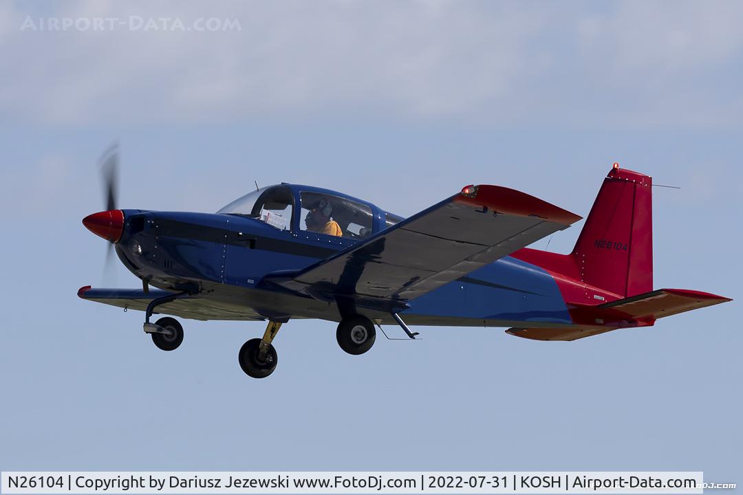 N26104, 1977 Grumman American AA-5A Cheetah C/N AA5A0402, American Aviation AA-5A Cheetah  C/N AA5A0402, N26104
